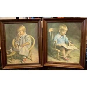 Gretchen and Gary Vintage James Ingwersen 20 X 24 Framed Prints